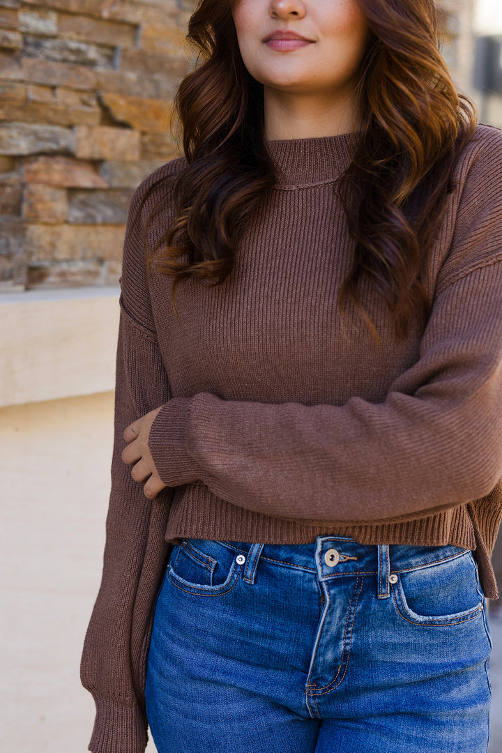 The Worn On Repeat Cropped Pullover Sweater