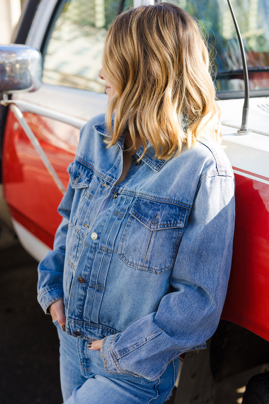The Telling The Truth Trucker Denim Jacket