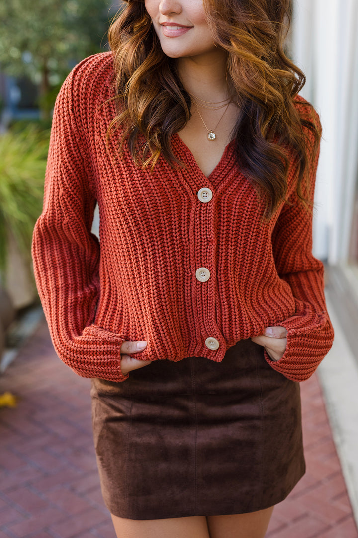 The Little Bit Of Spice Cardigan Sweater