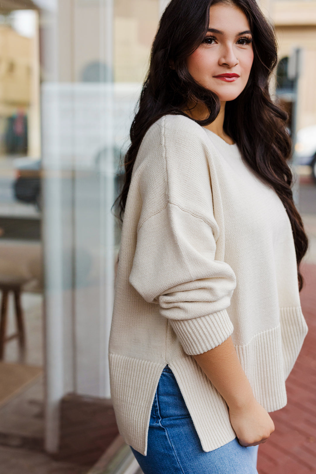 The Snuggled By The Fire Oversized Sweater