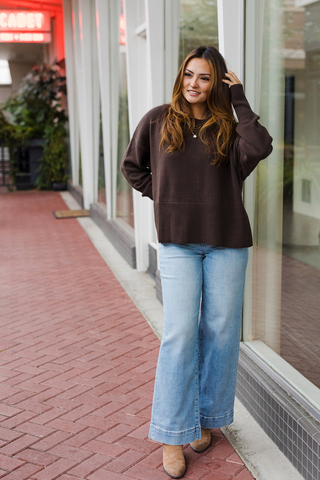 The Snuggled By The Fire Oversized Sweater