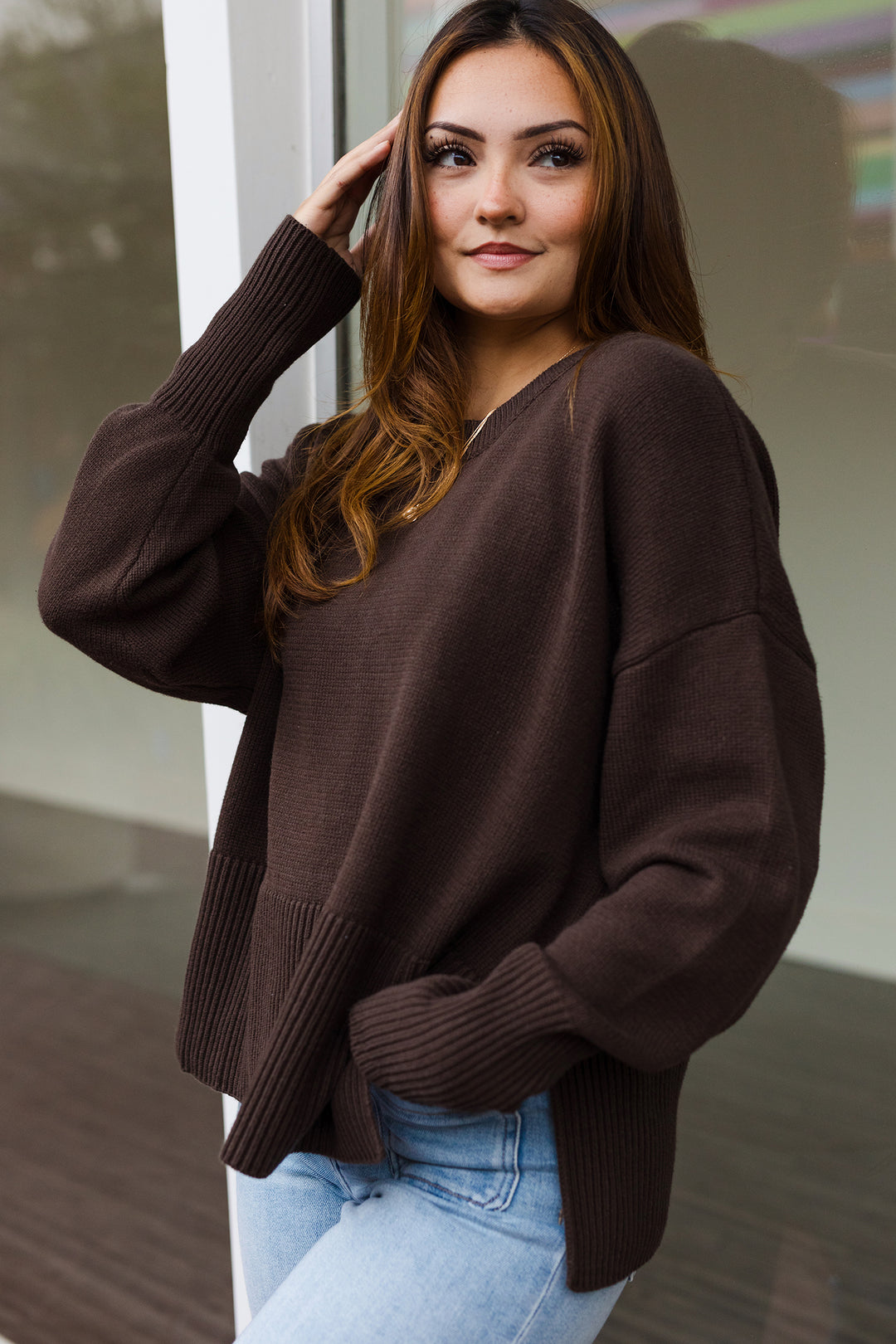 The Snuggled By The Fire Oversized Sweater