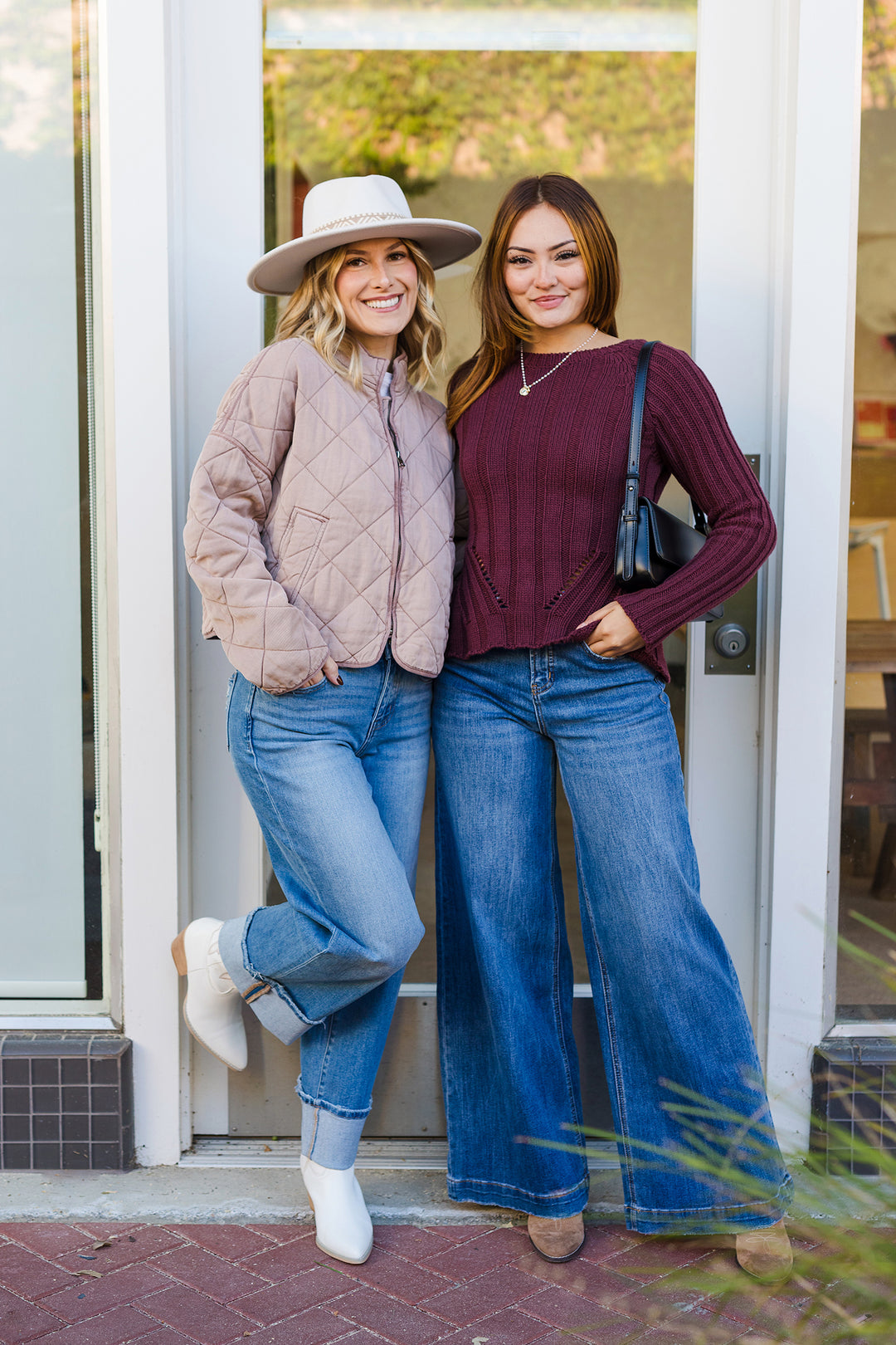 The Break The Chill Mauve Quilted Jacket