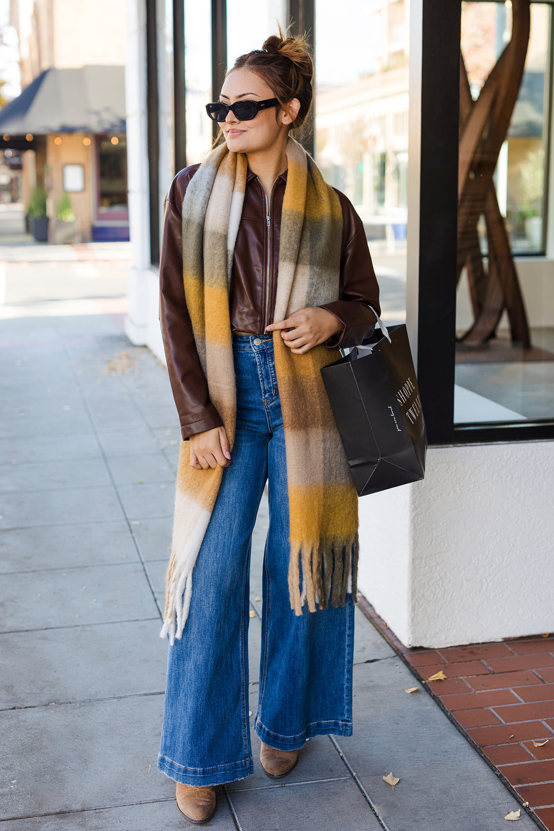 The Cozy Breeze Oversized Fringe Scarf
