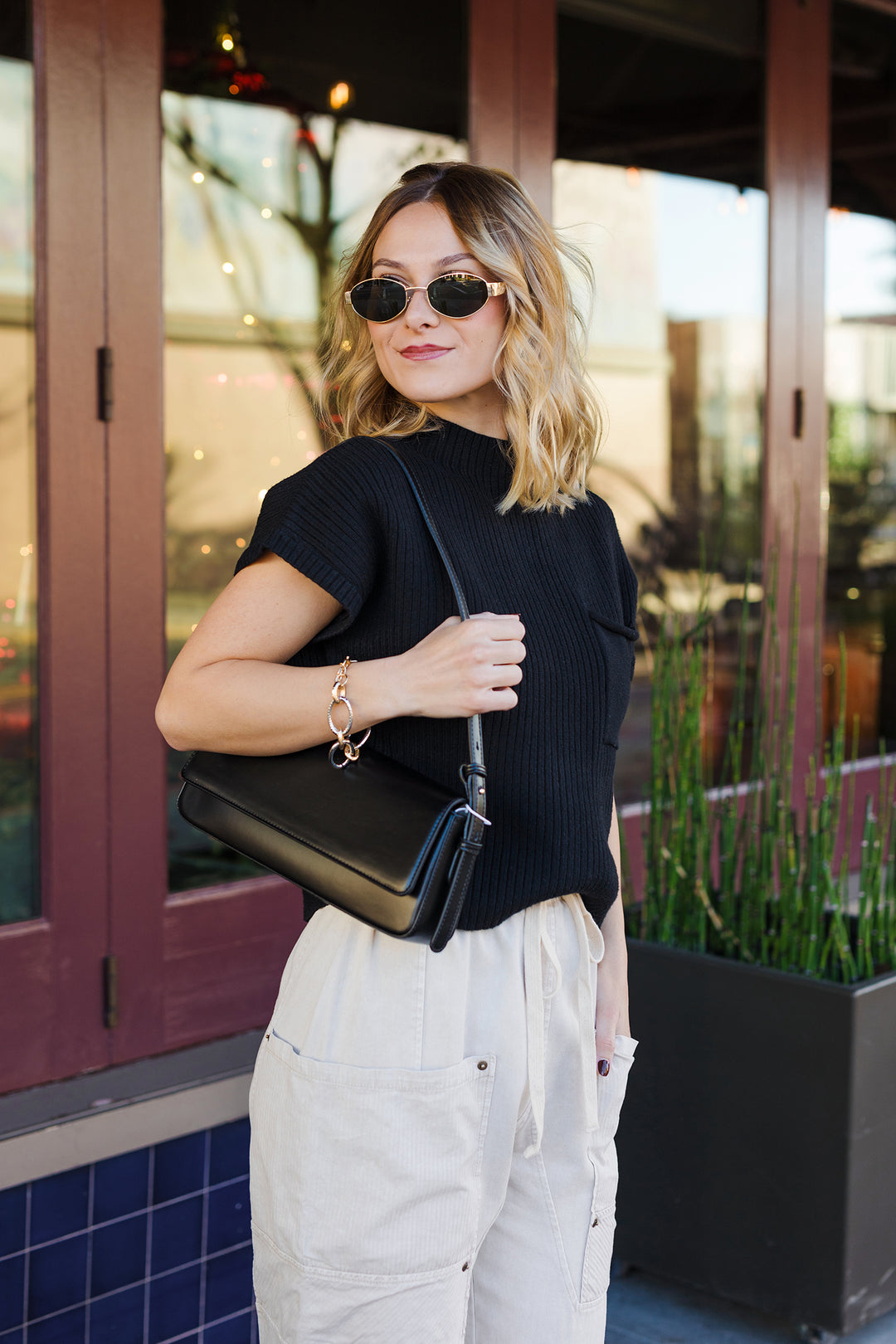 The Pocket Change Short Sleeve Sweater