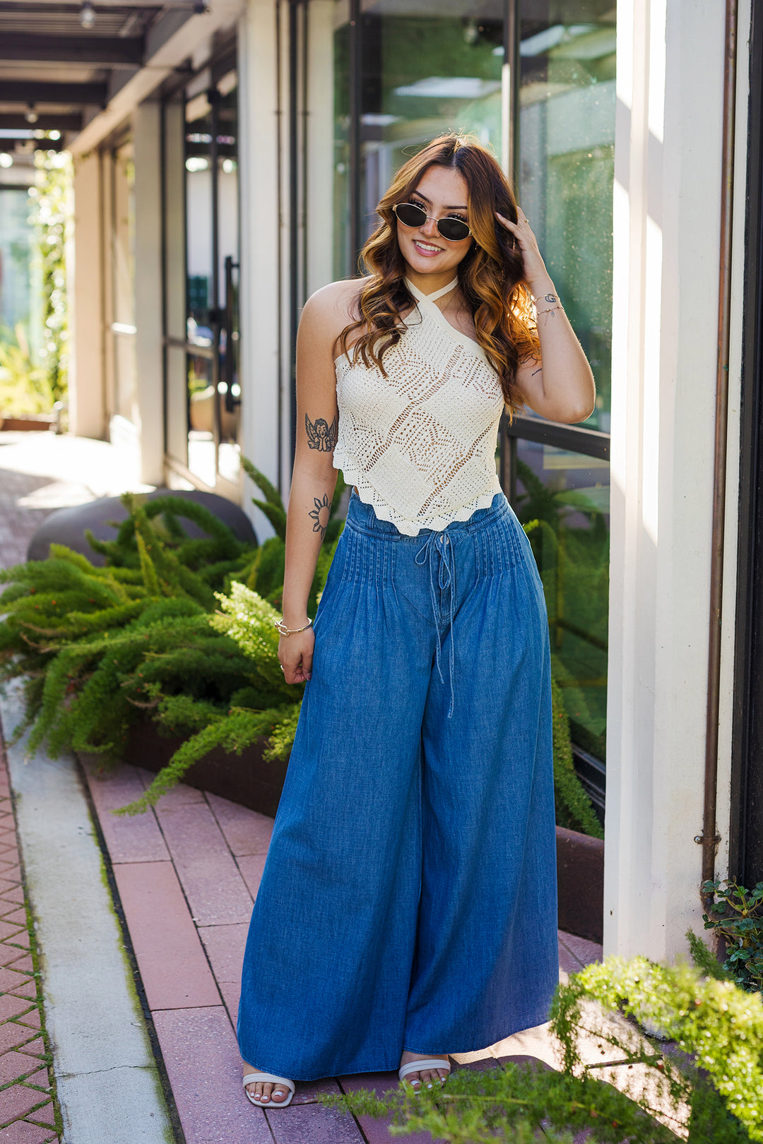 The Salt & Sand Crochet Halter Top