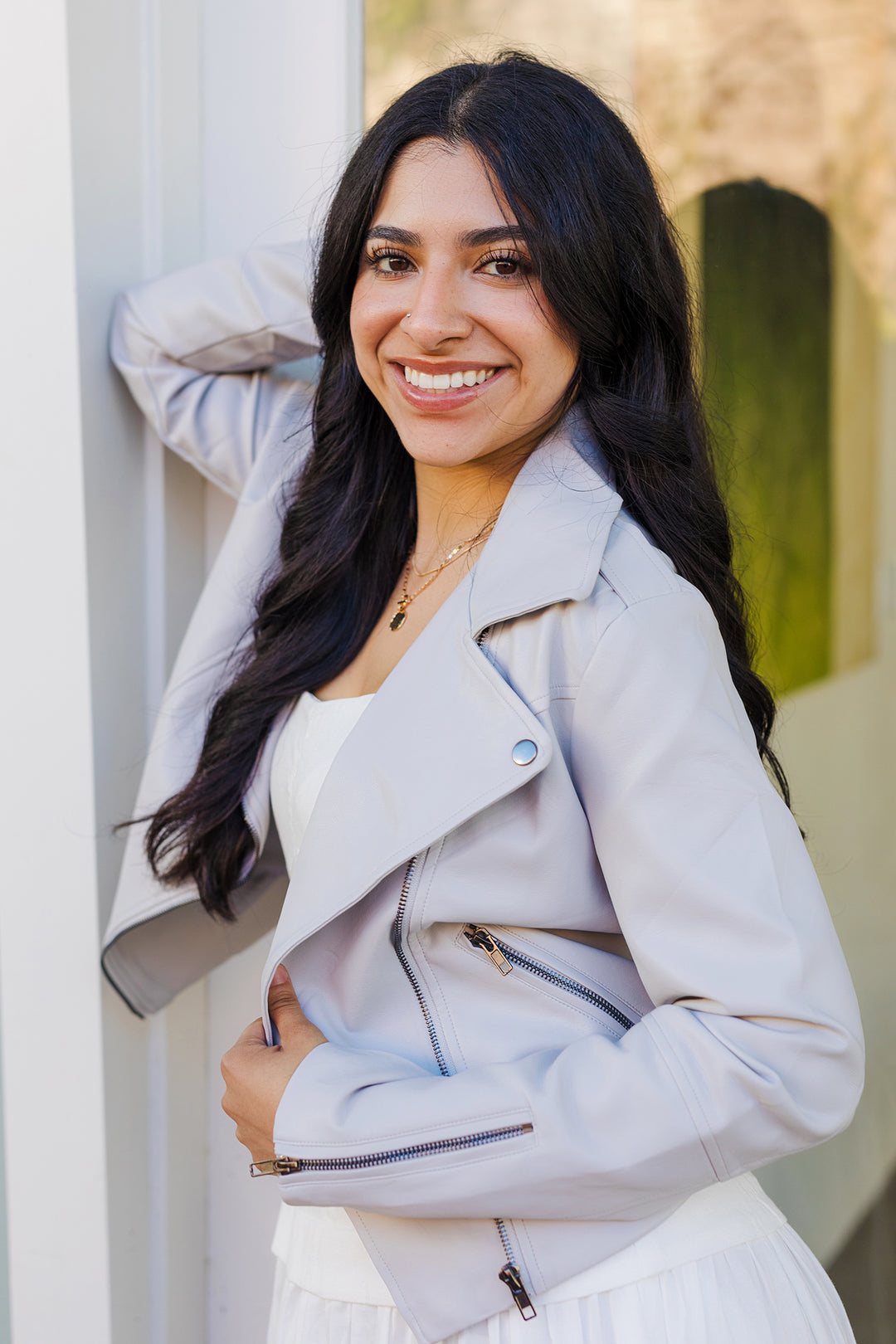 The Clean Slate Faux Leather Jacket
