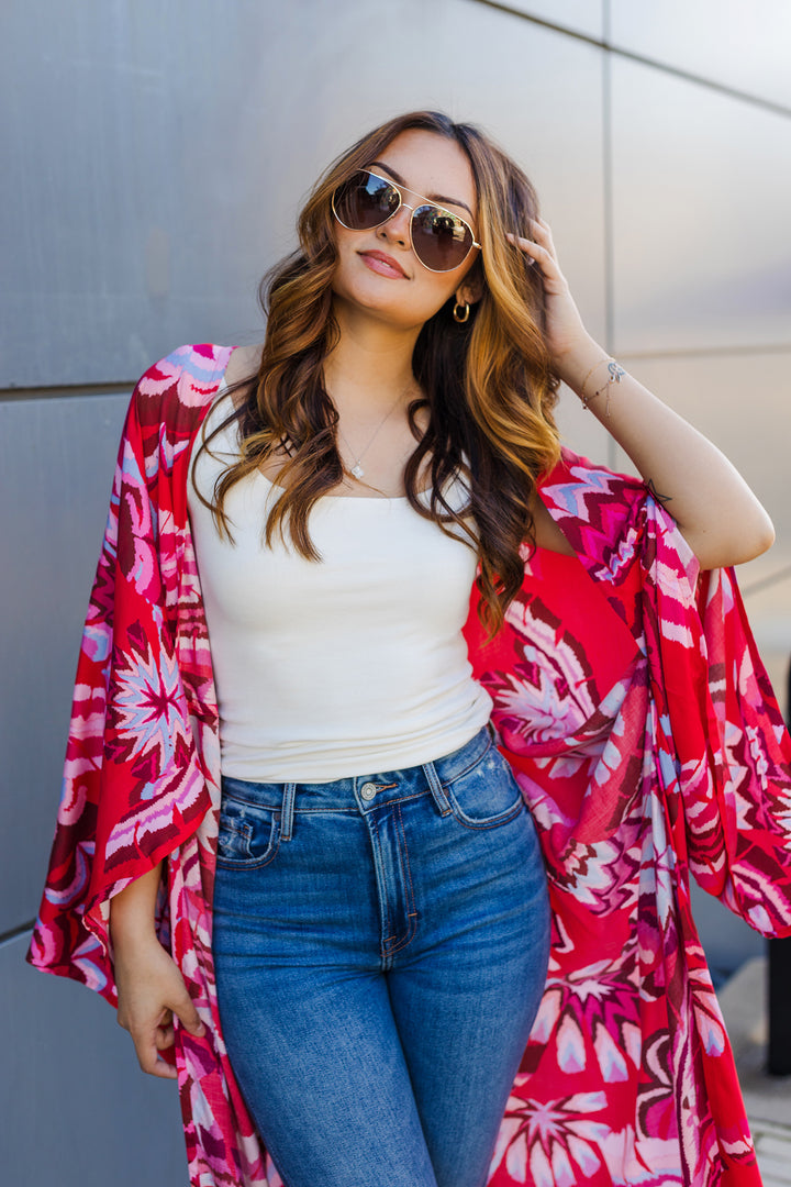 The Petals in Paradise Kimono Cardigan