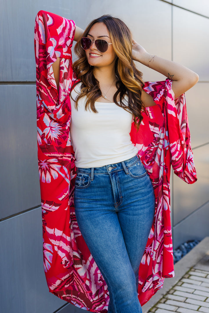 The Petals in Paradise Kimono Cardigan