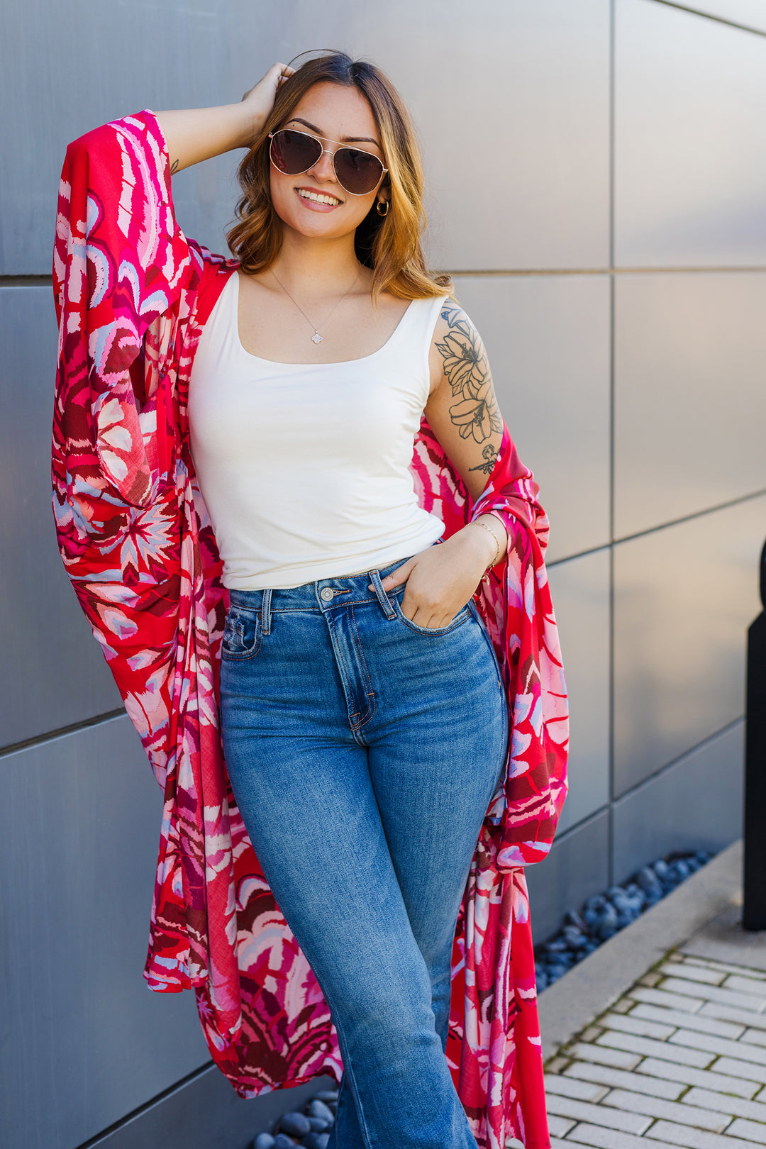 The Petals in Paradise Kimono Cardigan