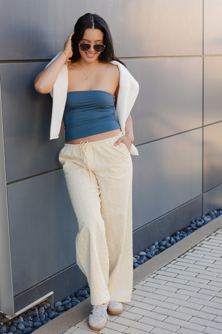 The Sunshine State Of Mind Striped Beach Pants