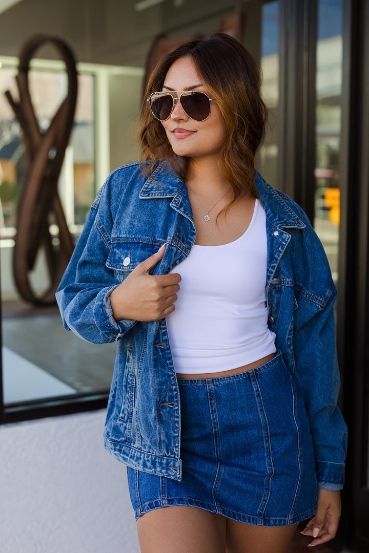 The Josie Oversized Denim Jacket