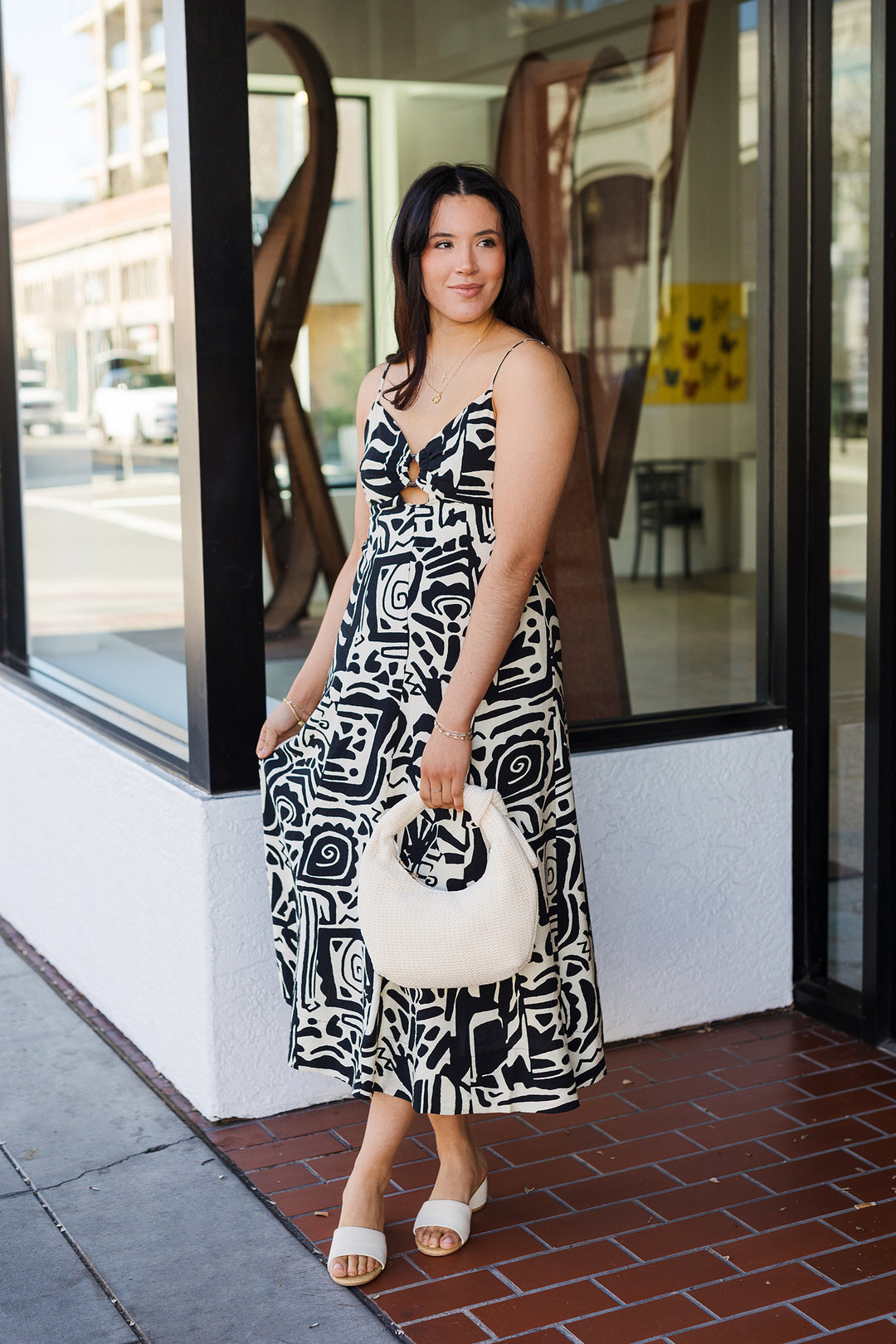 ibiza midi dress Ibiza Midi Dress Chocolate & Cherry