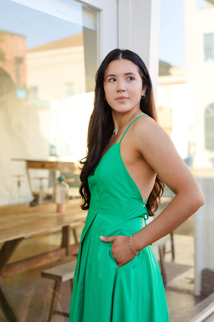 The Fresh Air Poplin Midi Dress