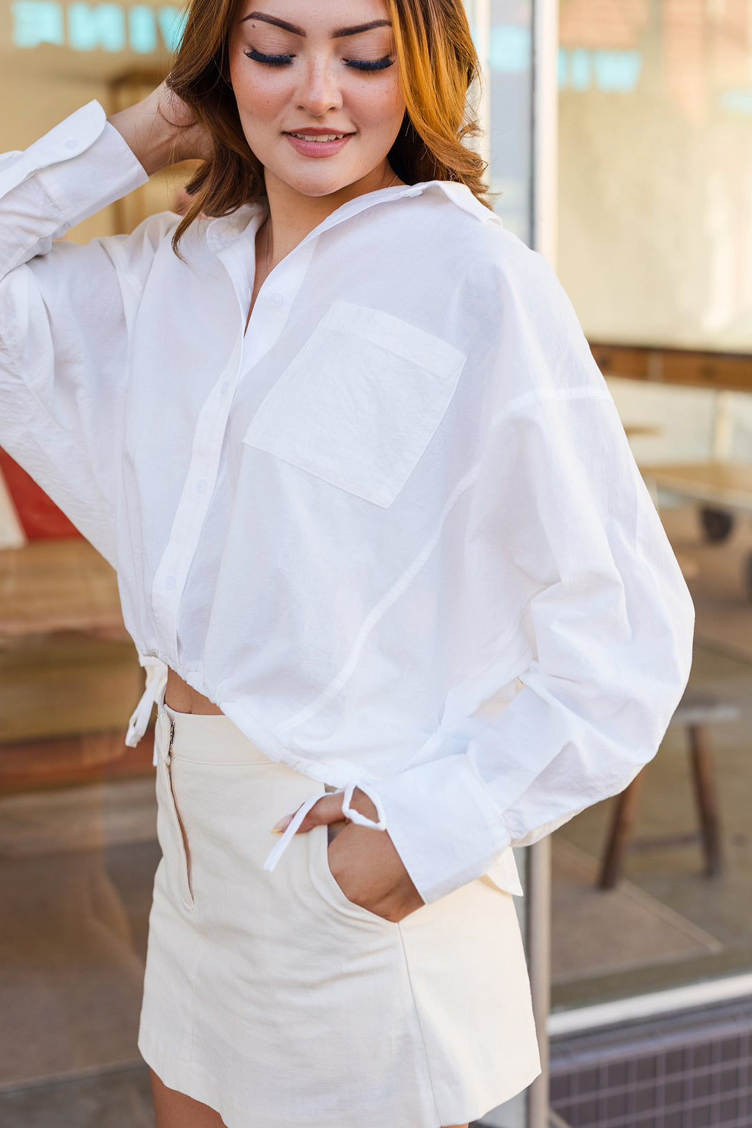 The White Sands Collared Button Up Shirt