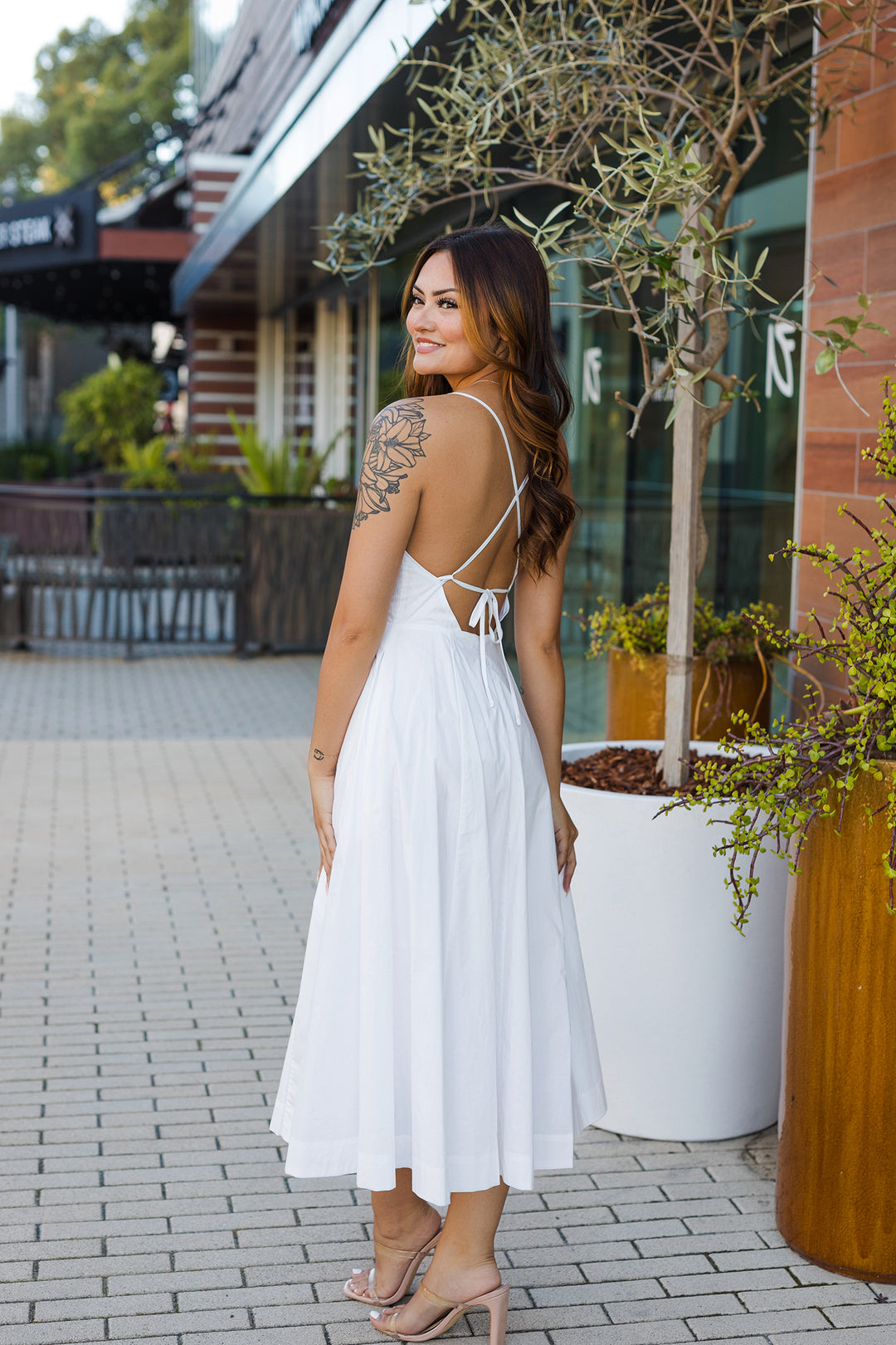 The Fresh Air Poplin Midi Dress