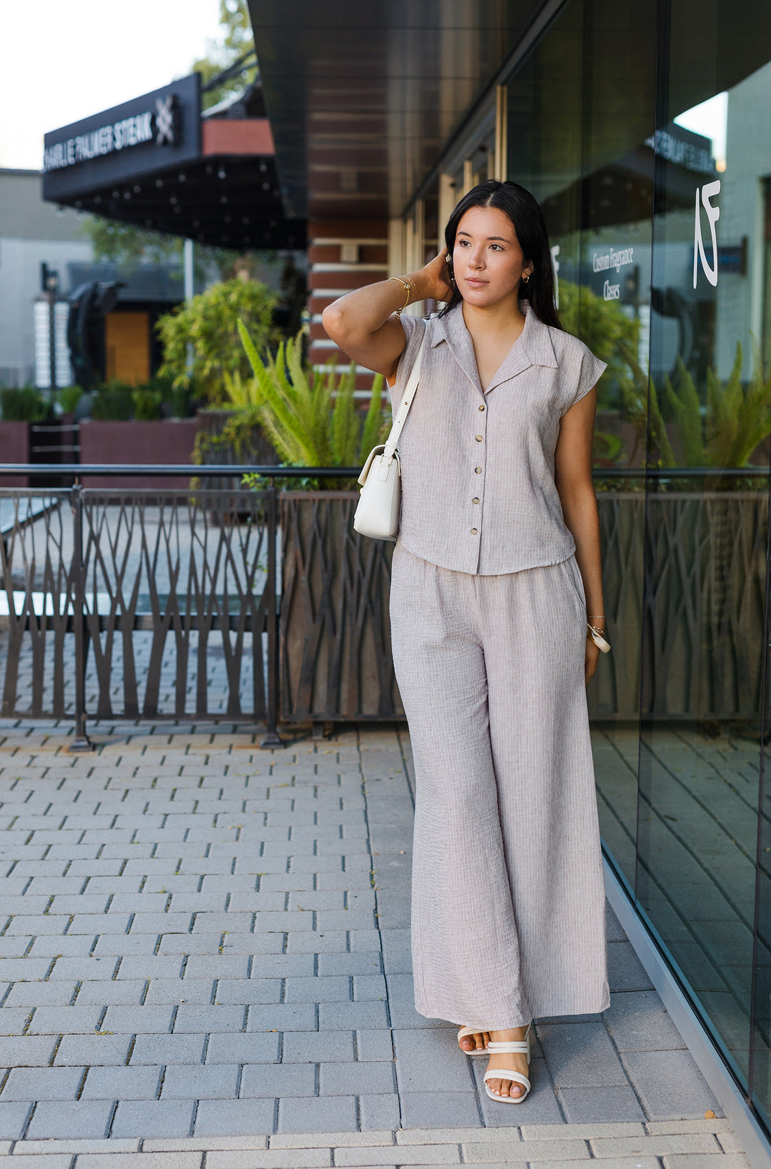 The Beach Bound Striped Wide Leg Pants
