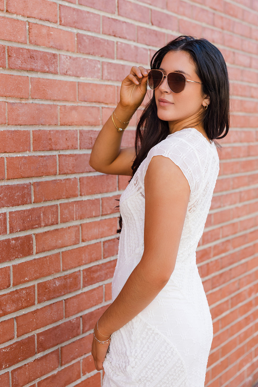 The Delicate Charm Lace Maxi Dress