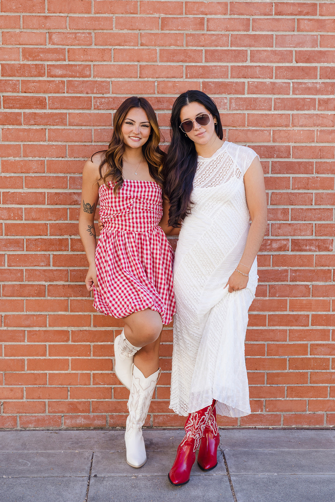 The Strawberry Fields Red Gingham Mini Dress