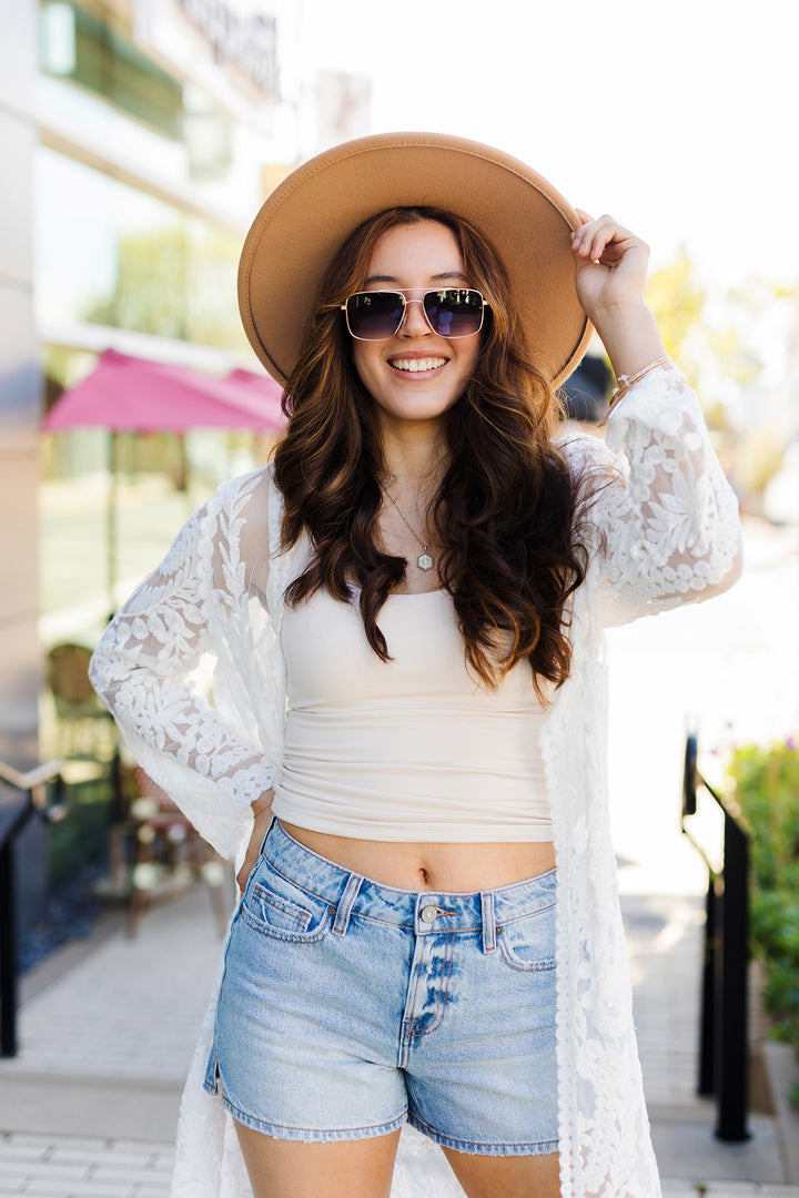 The Take Me To The Beach Lace Kimono