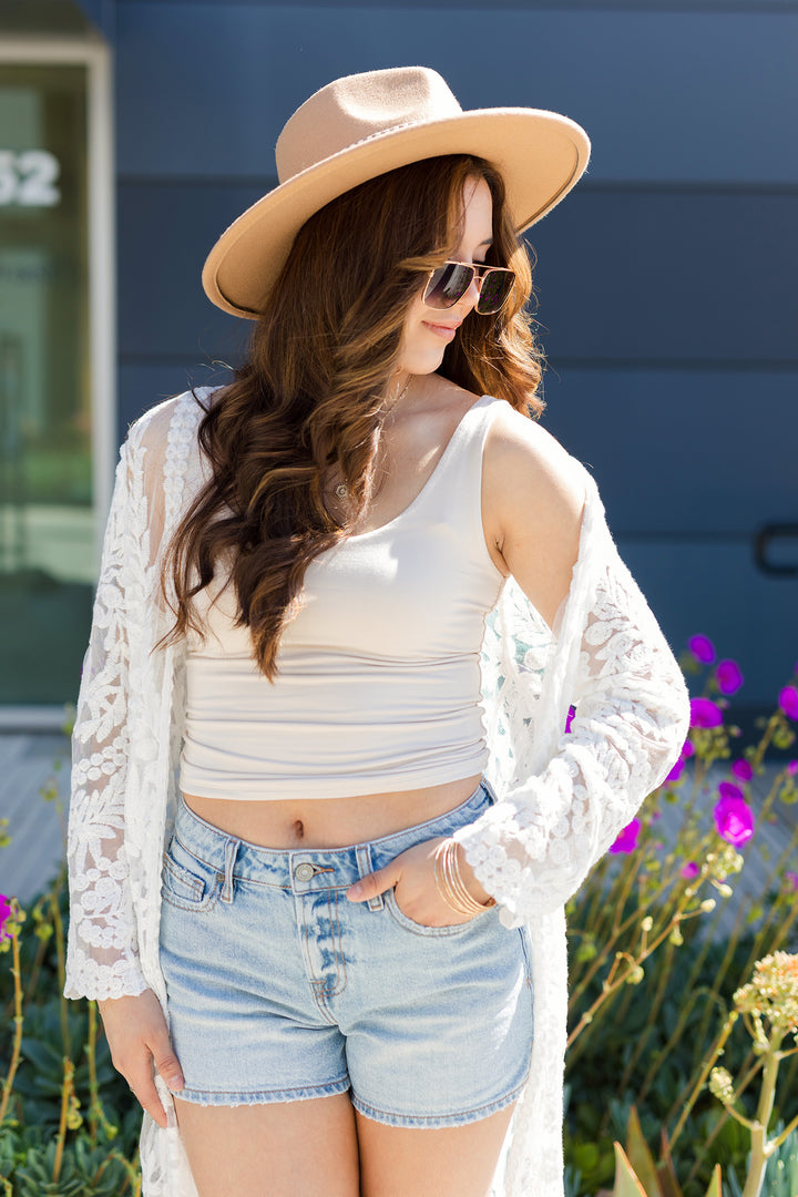 The Take Me To The Beach Lace Kimono
