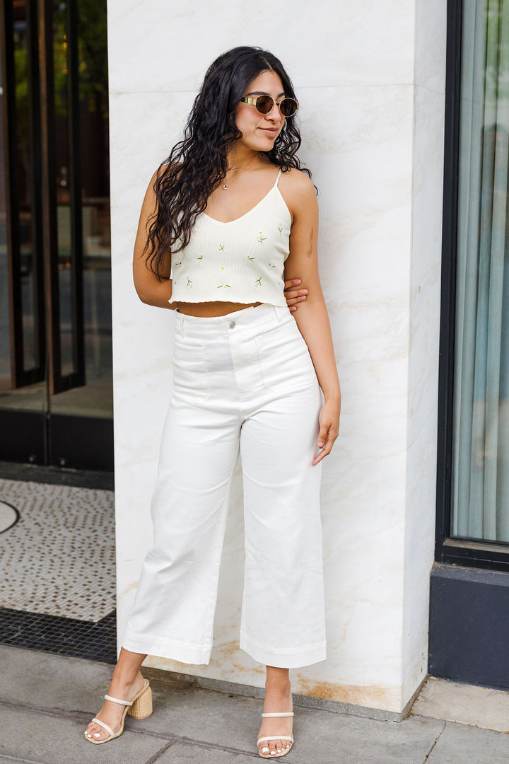 The Pick-up Line Soft Washed Wide Leg Pants