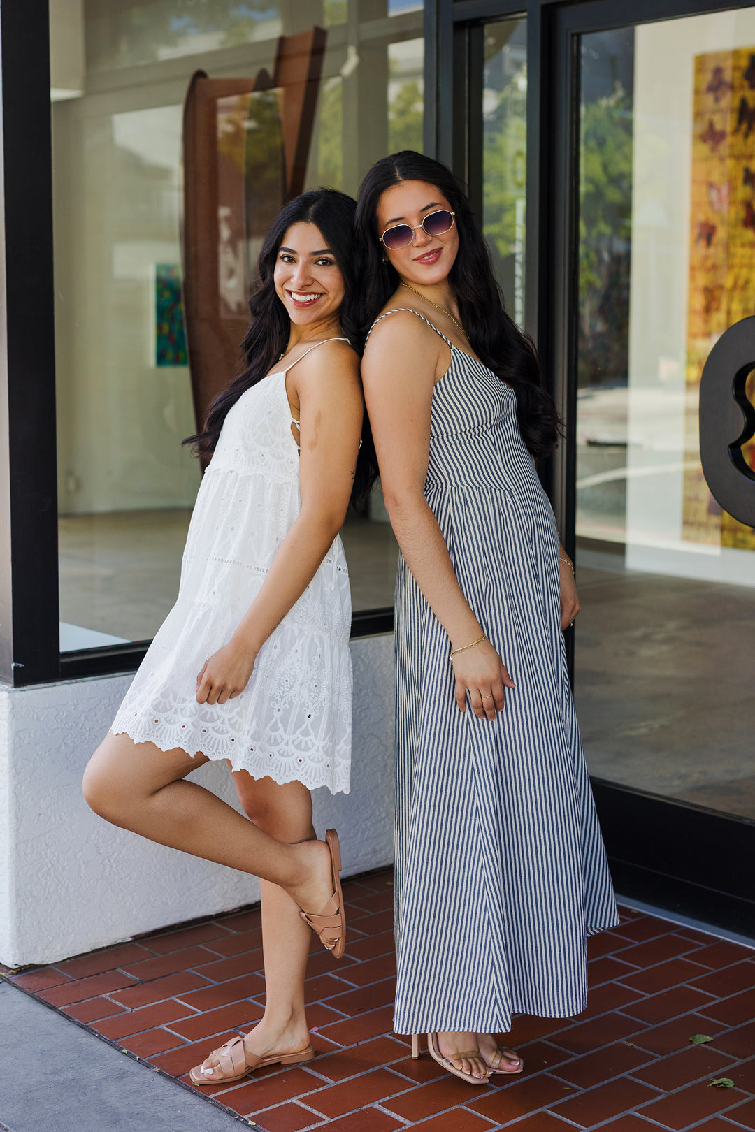 The Poolside Paradise Embroidered Mini Dress