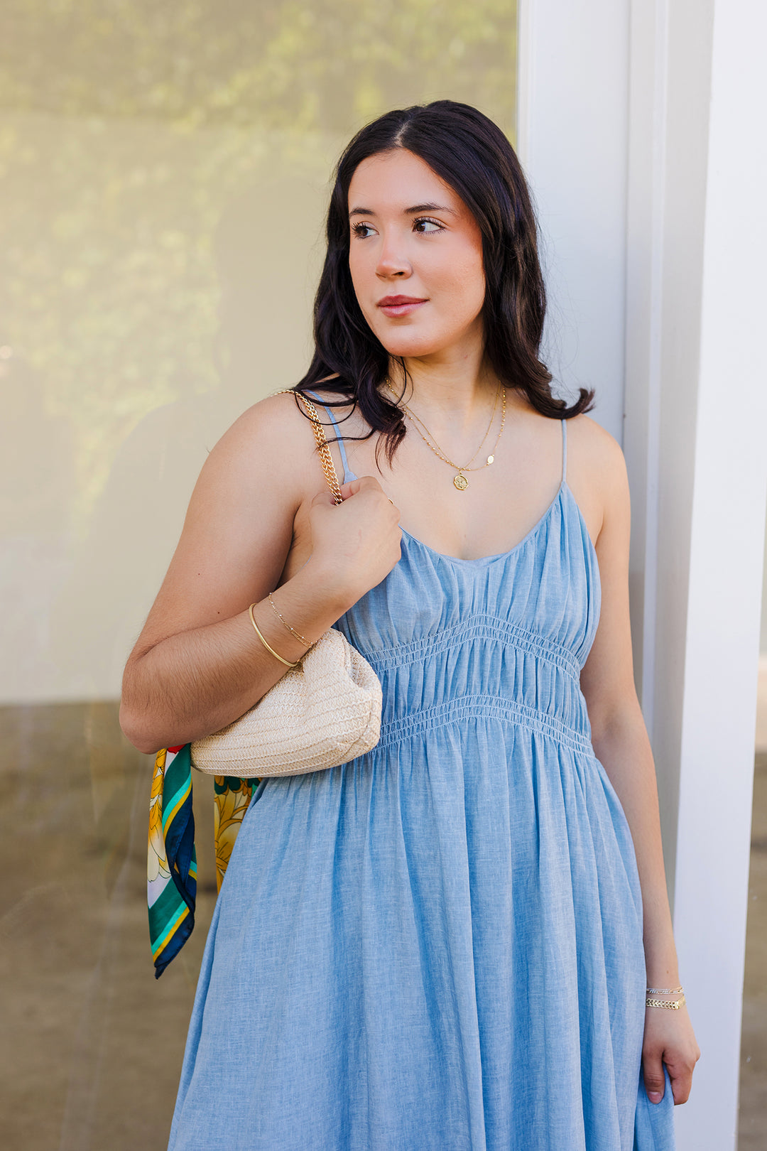 The Porch Chats Sleeveless Maxi Dress