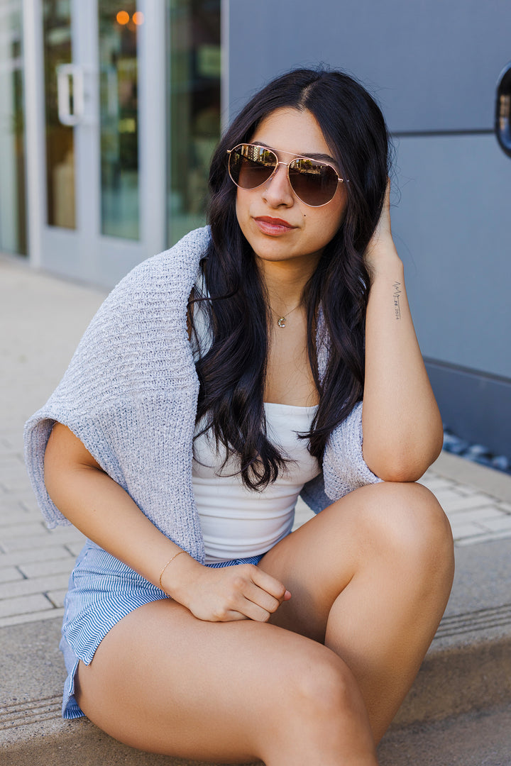 The Baby Blues Soft Summer Sweater