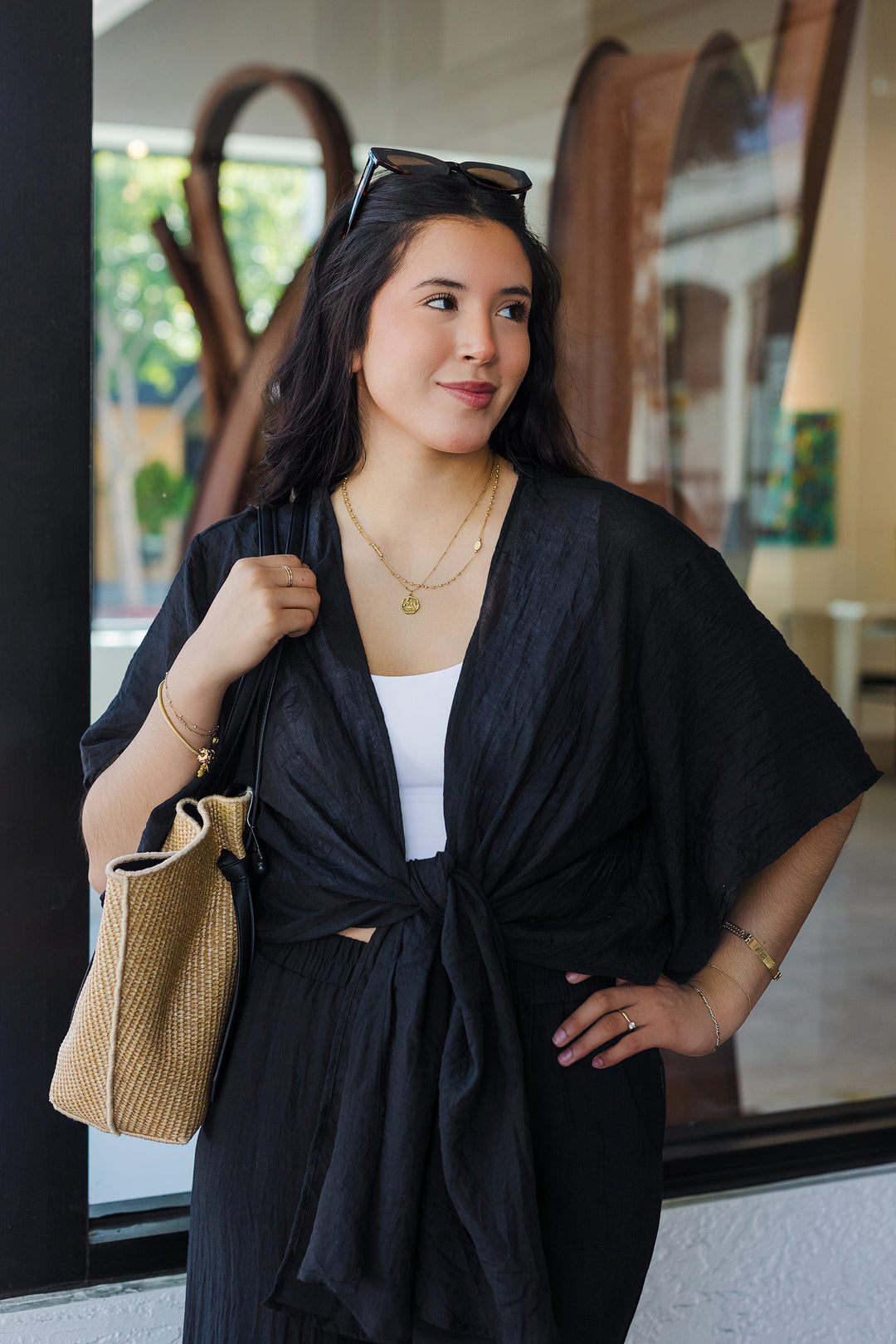 The Ivory Coast Open Front Cardigan