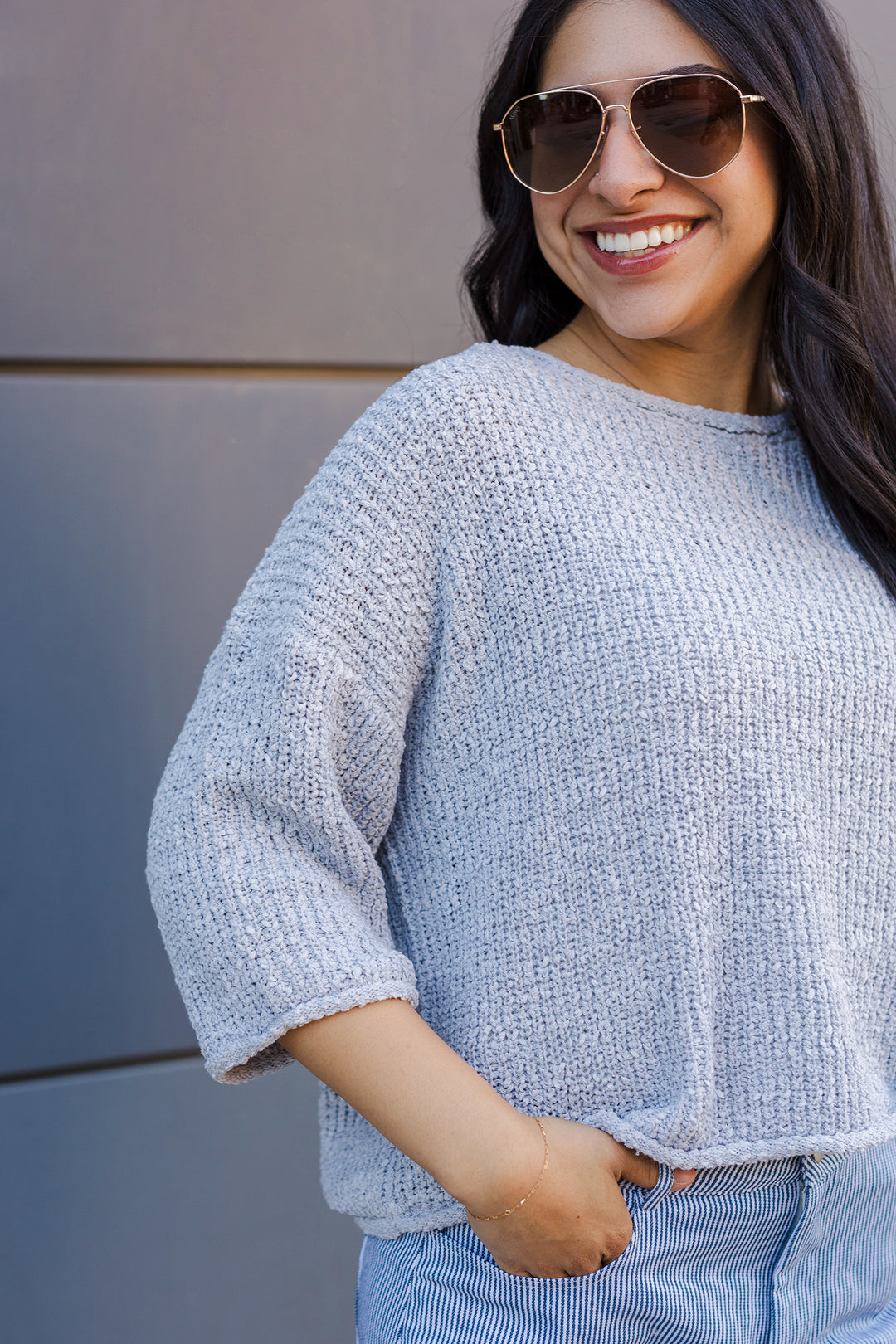 The Baby Blues Soft Summer Sweater