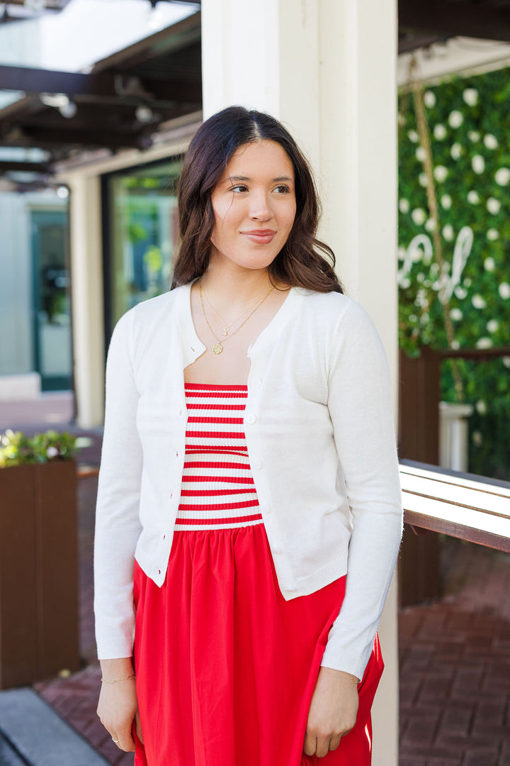 The Air Supply Cropped Summer Cardigan