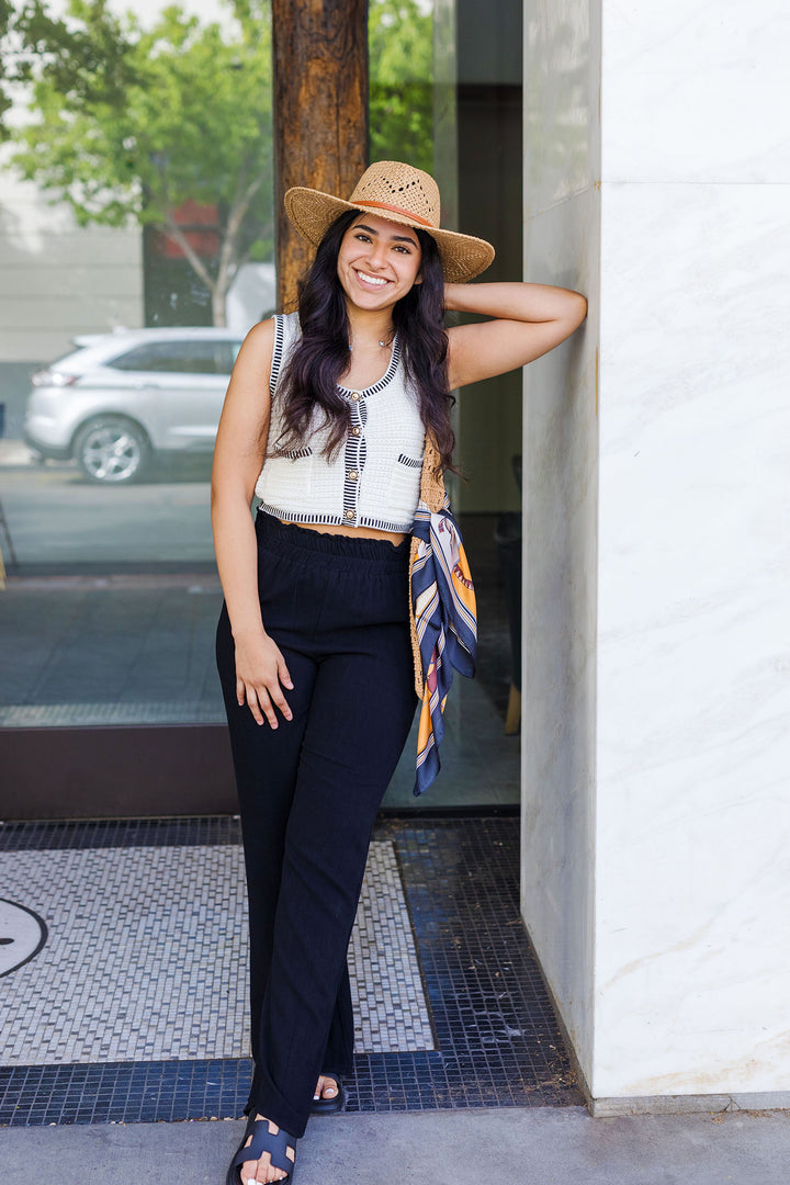 The Resort Wide Leg Linen Pants
