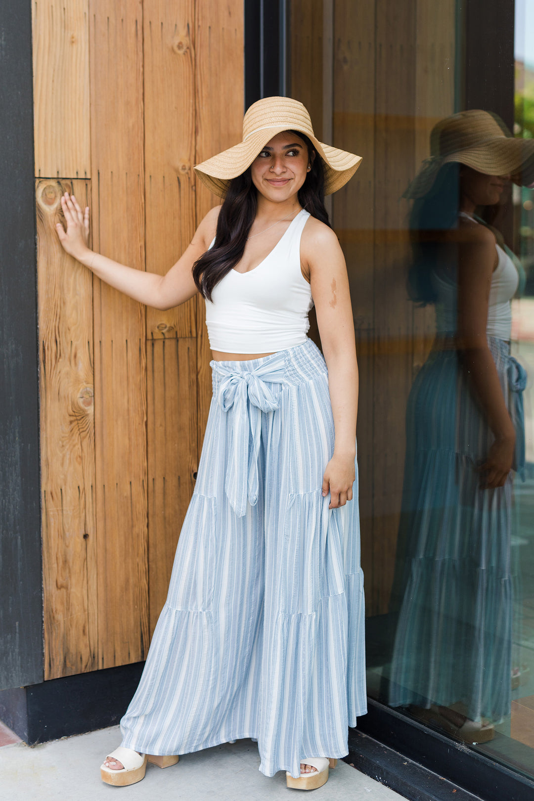 The Tessa Double Layered Crop Tank Top