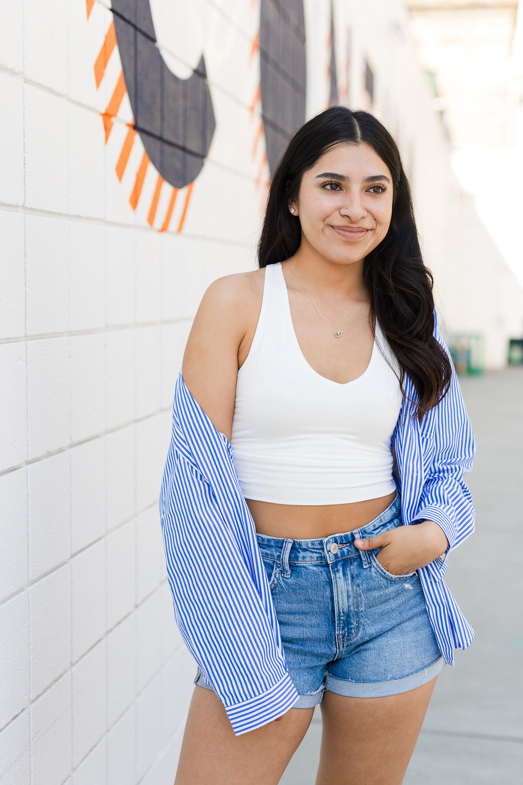 The Tessa Double Layered Crop Tank Top