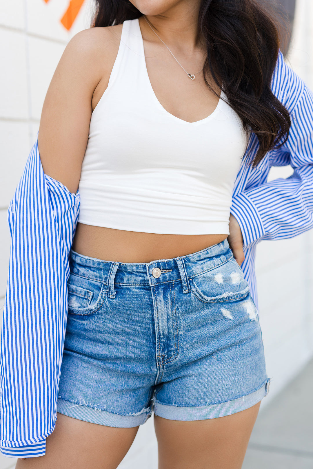 The Tessa Double Layered Crop Tank Top