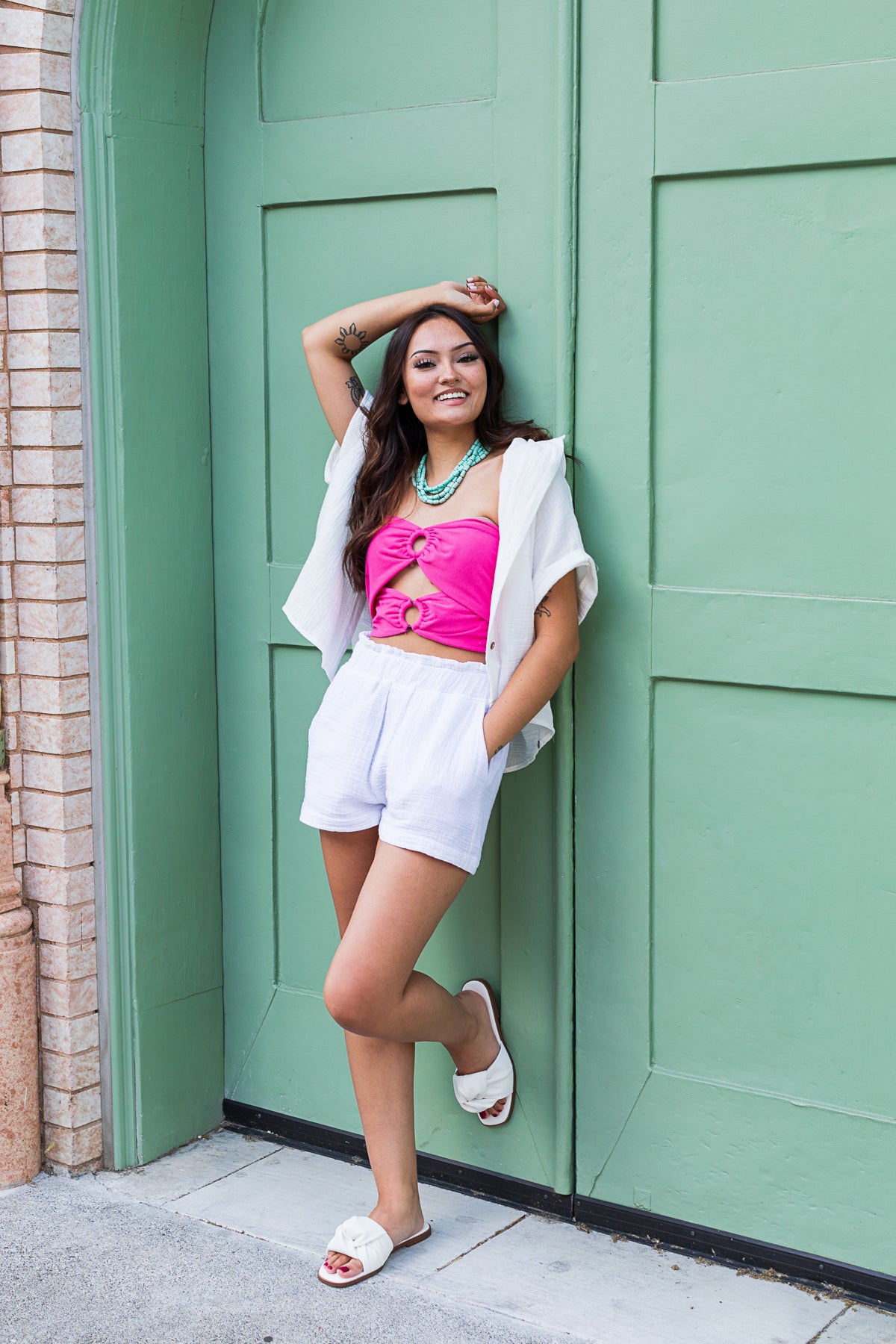 The Beckham Double Ring Strapless Top
