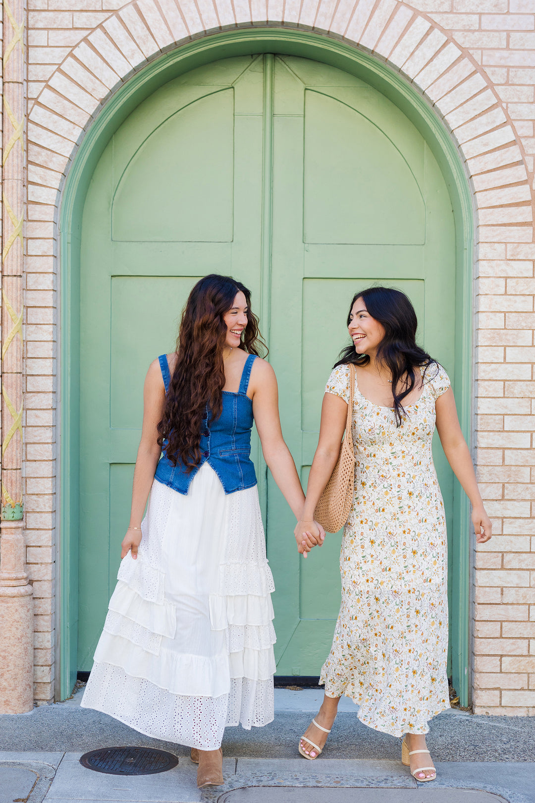The Summer Porch Floral Print Midi Dress