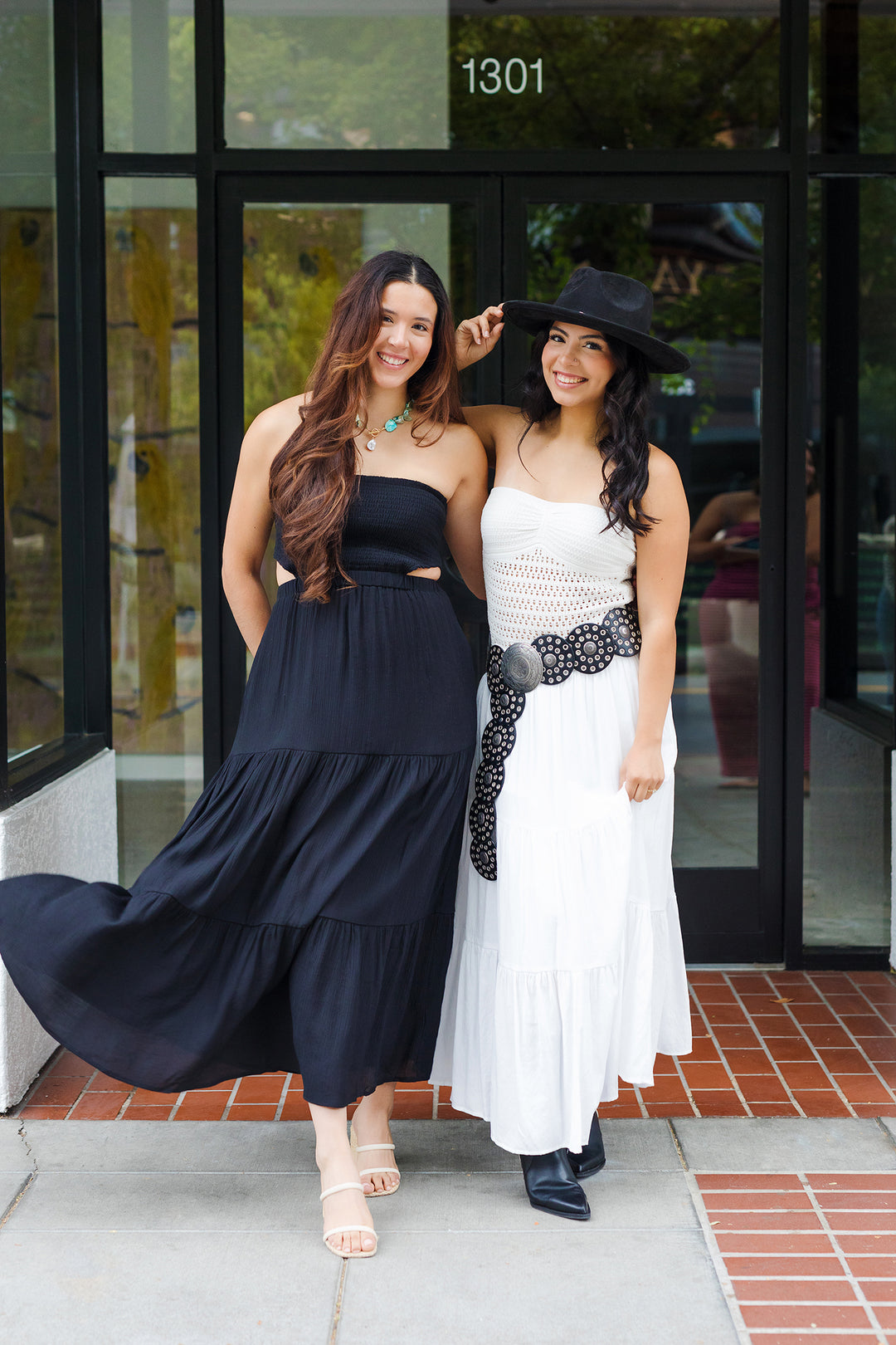 The Country Road White Tiered Maxi Skirt