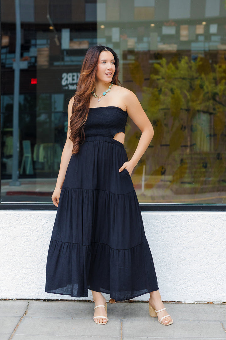 The Just Coasting Cutout Maxi Dress