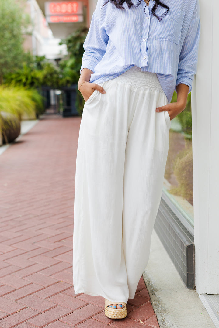 The Coast is Clear Wide Leg Pants