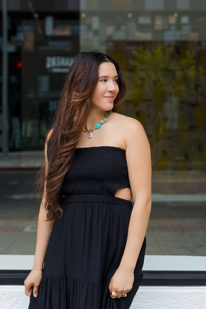 The Just Coasting Cutout Maxi Dress