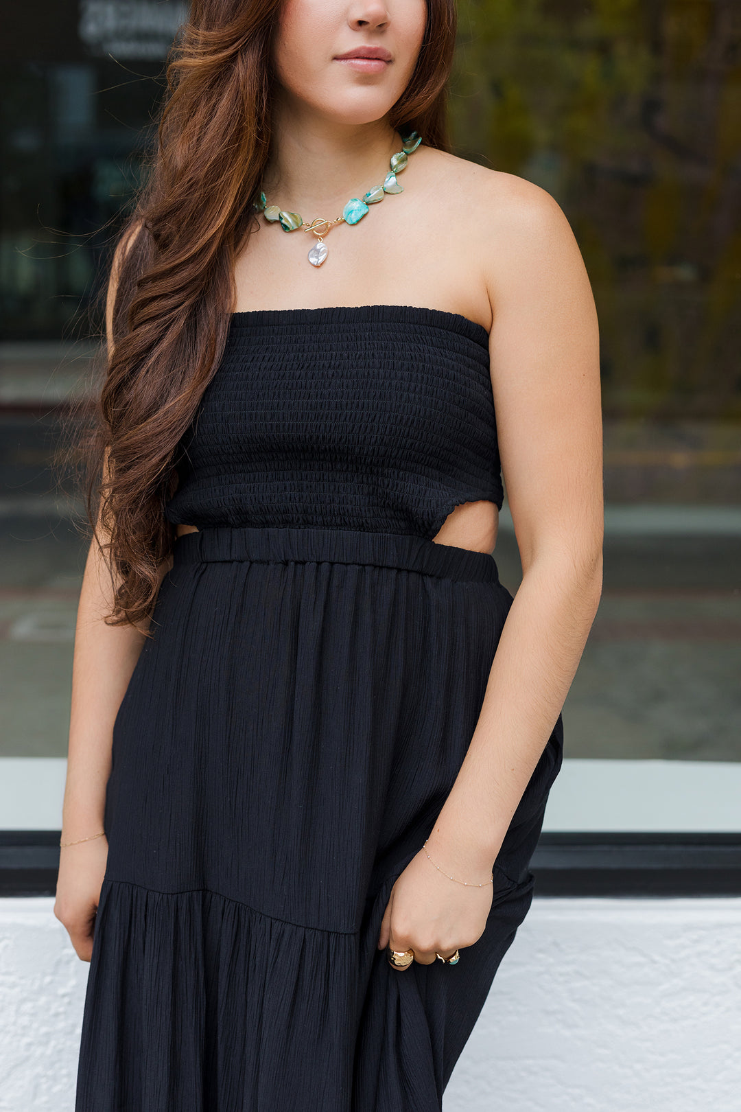 The Just Coasting Cutout Maxi Dress
