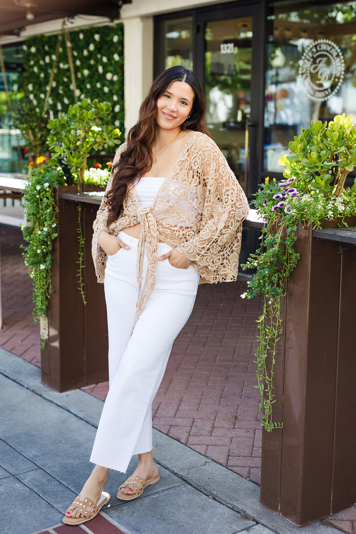 The Moon Garden Crochet Kimono