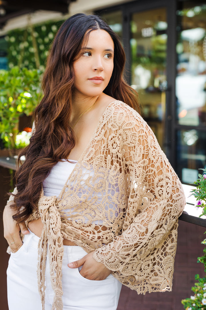 The Moon Garden Crochet Kimono