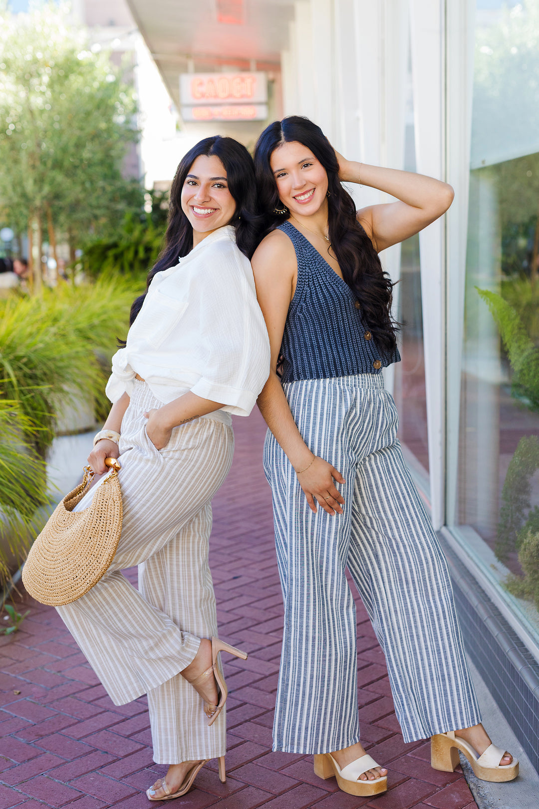 The Take Me To The Beach Striped Linen Pants