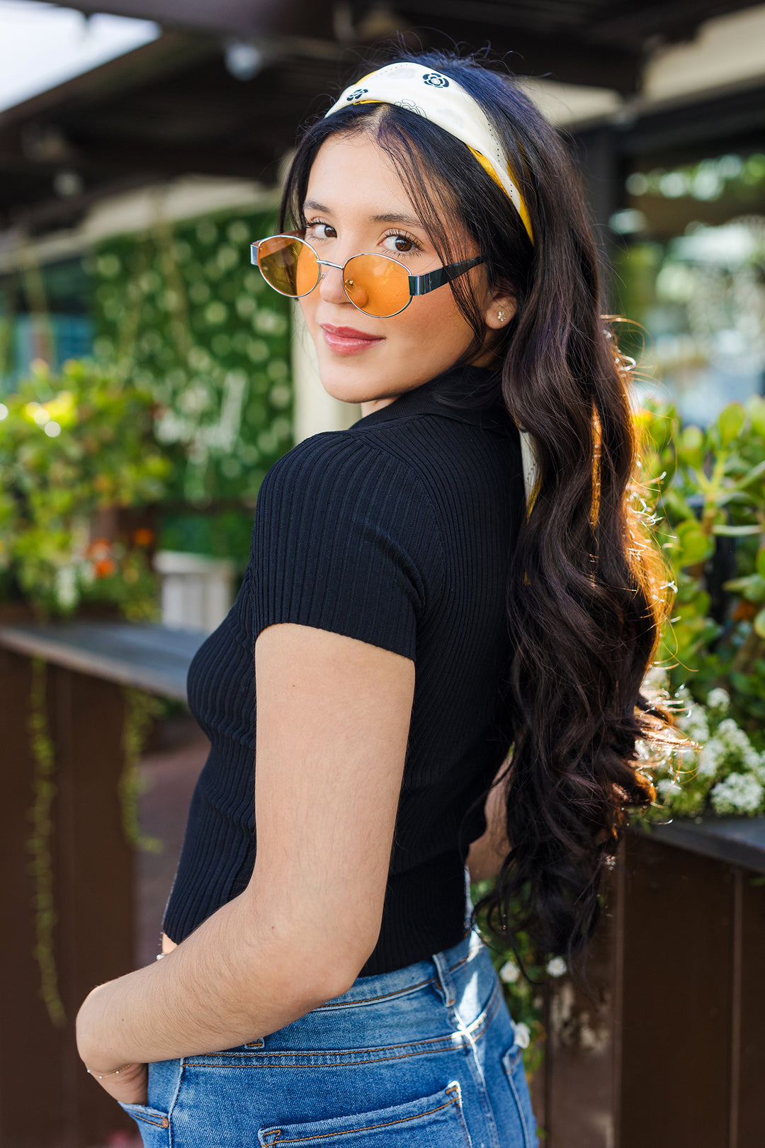 The Round 'Em Up Brown Zip Front Top