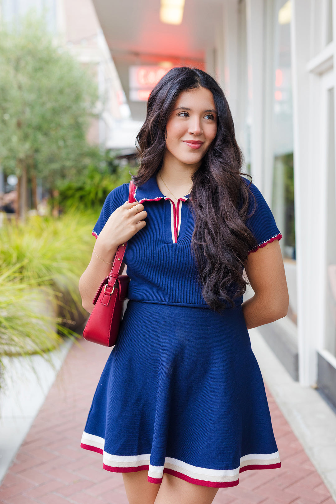 The Campus Queen Knit Mini Dress