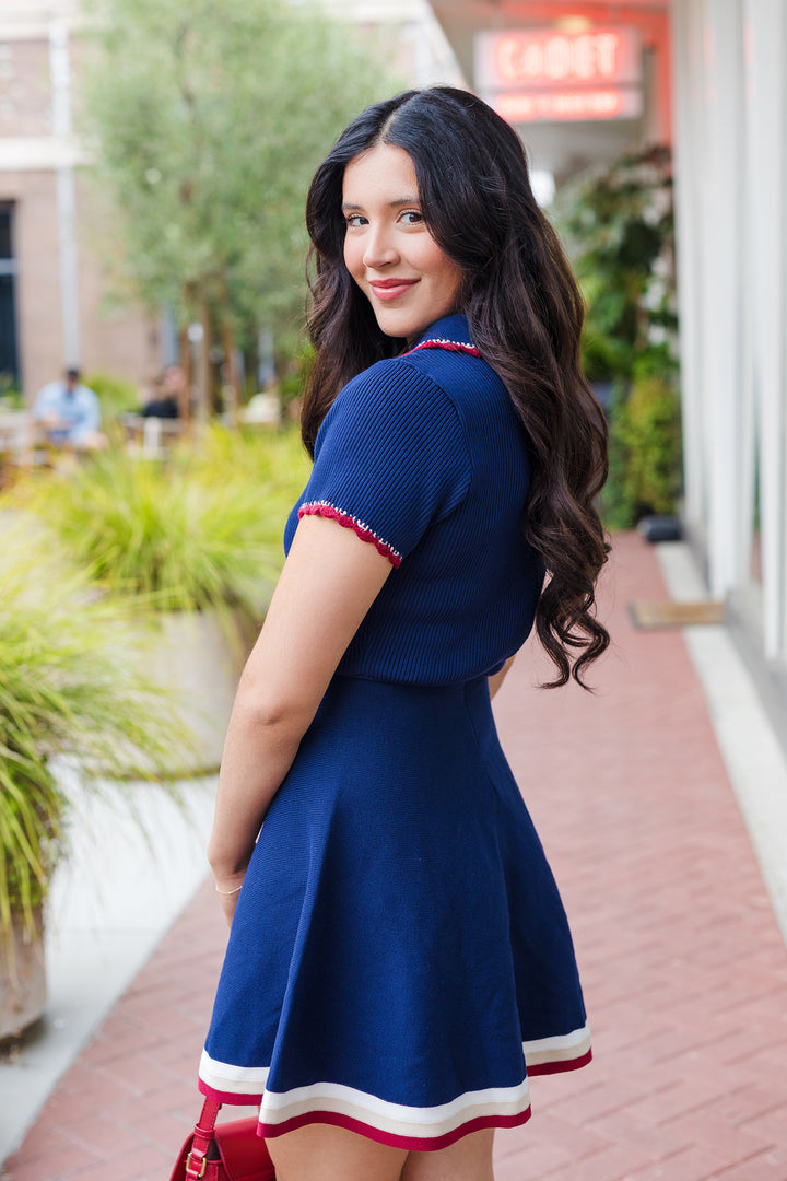 The Campus Queen Knit Mini Dress