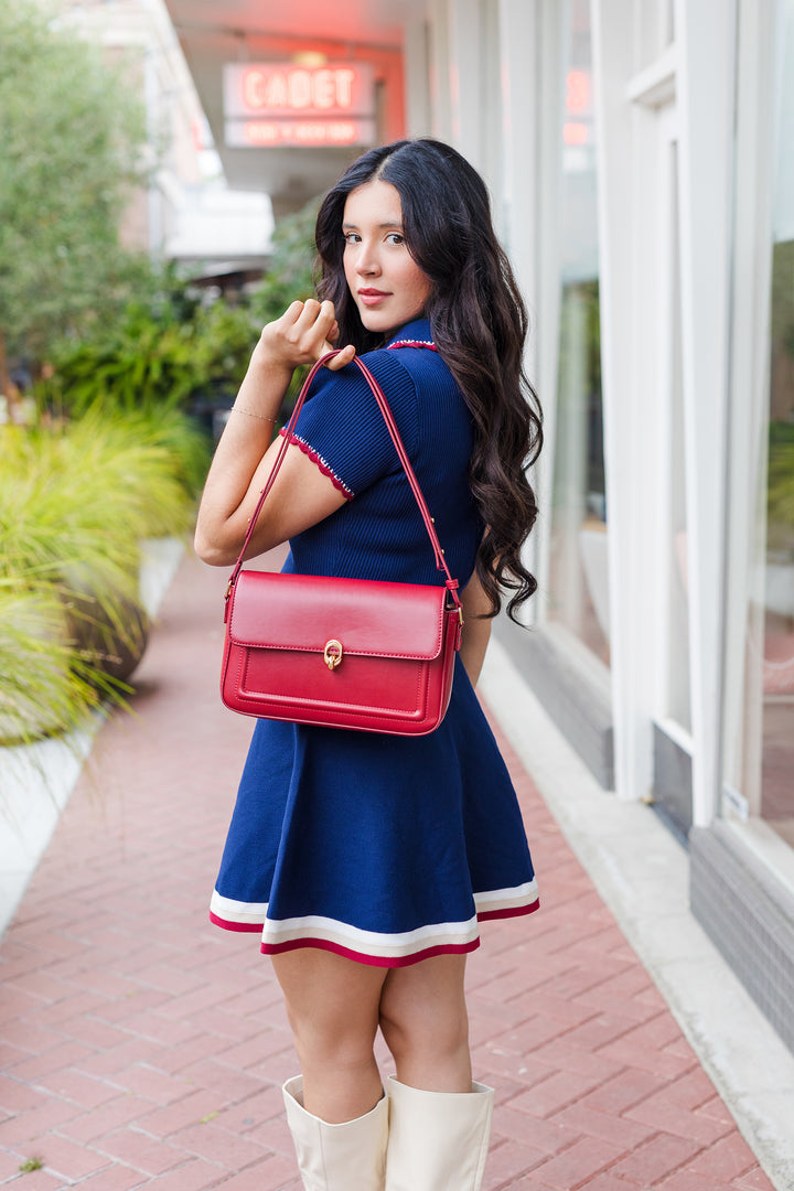 The Campus Queen Knit Mini Dress